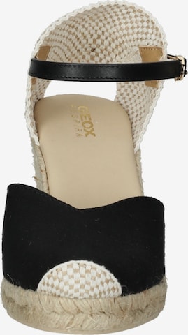 GEOX Sandale in Schwarz