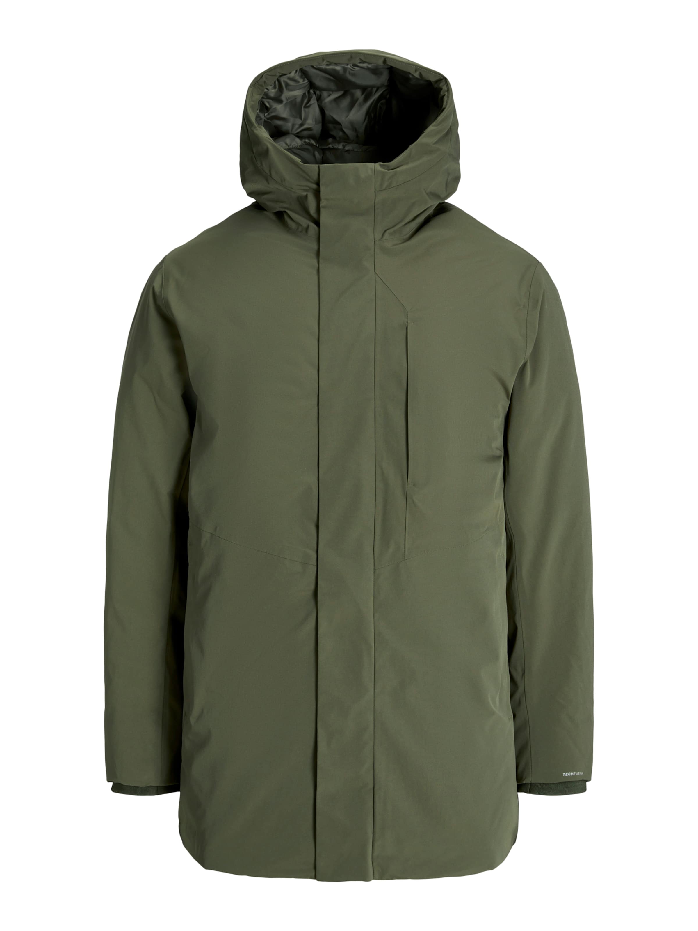 JACK & JONES - Parca de invierno 'JJEKEEN' en verde: frente