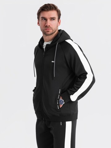 Ombre Sweat suit in Black