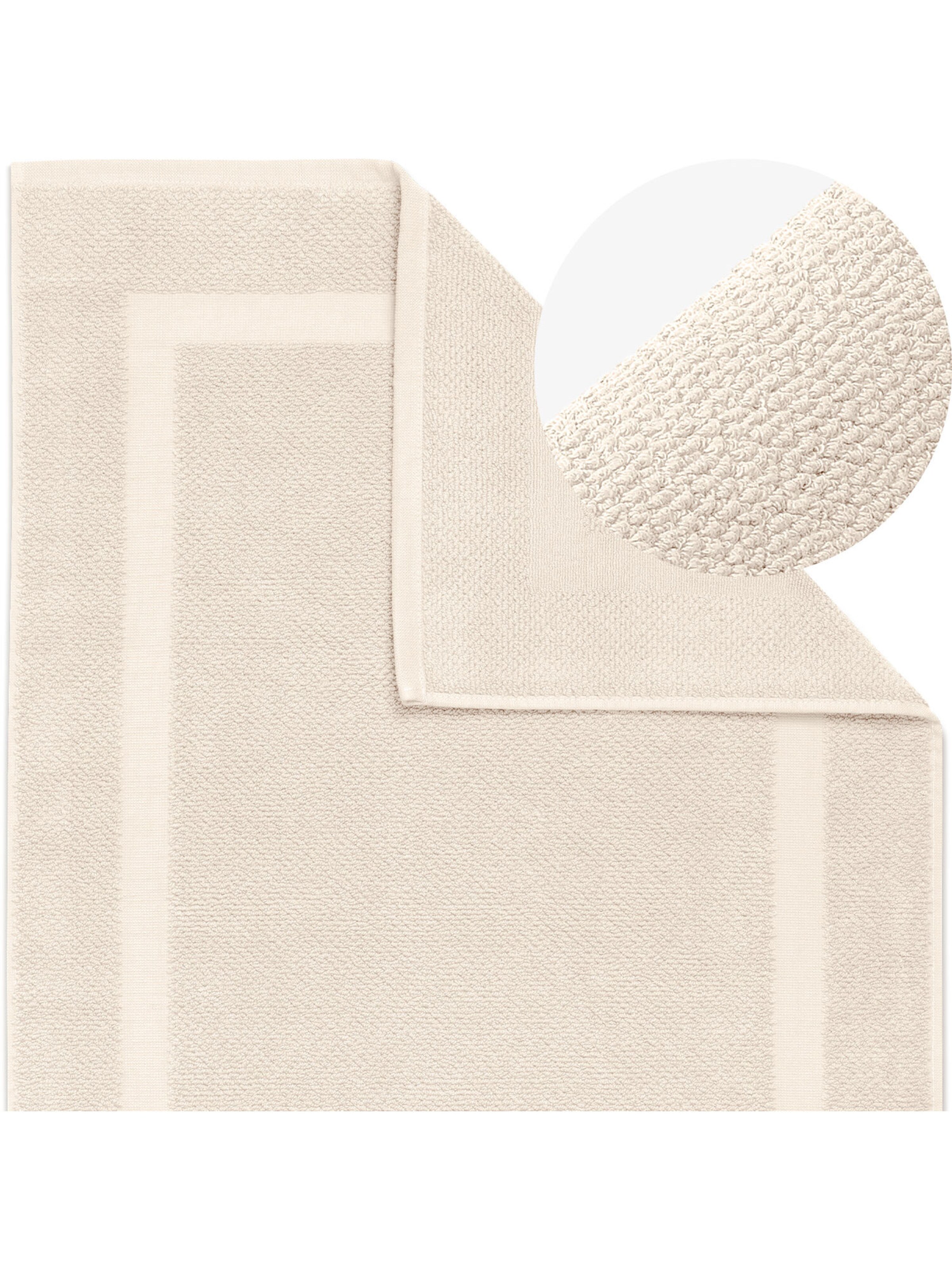 Herzbach home Bathmat 'Spa' in Beige