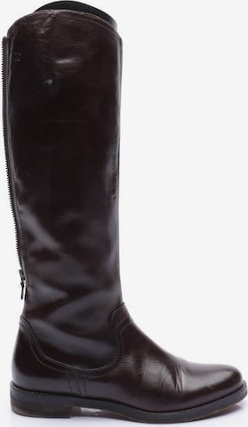 Donna Carolina Dress Boots in 38 in Brown: front