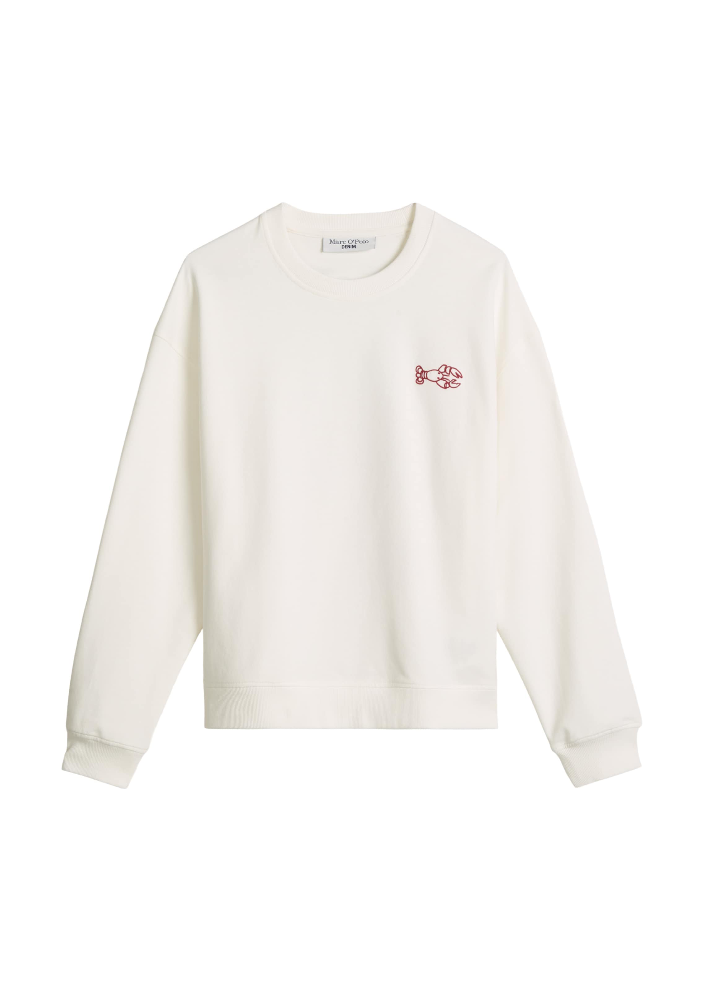 Marc O'Polo DENIM Sweatshirt in Wit: voorkant