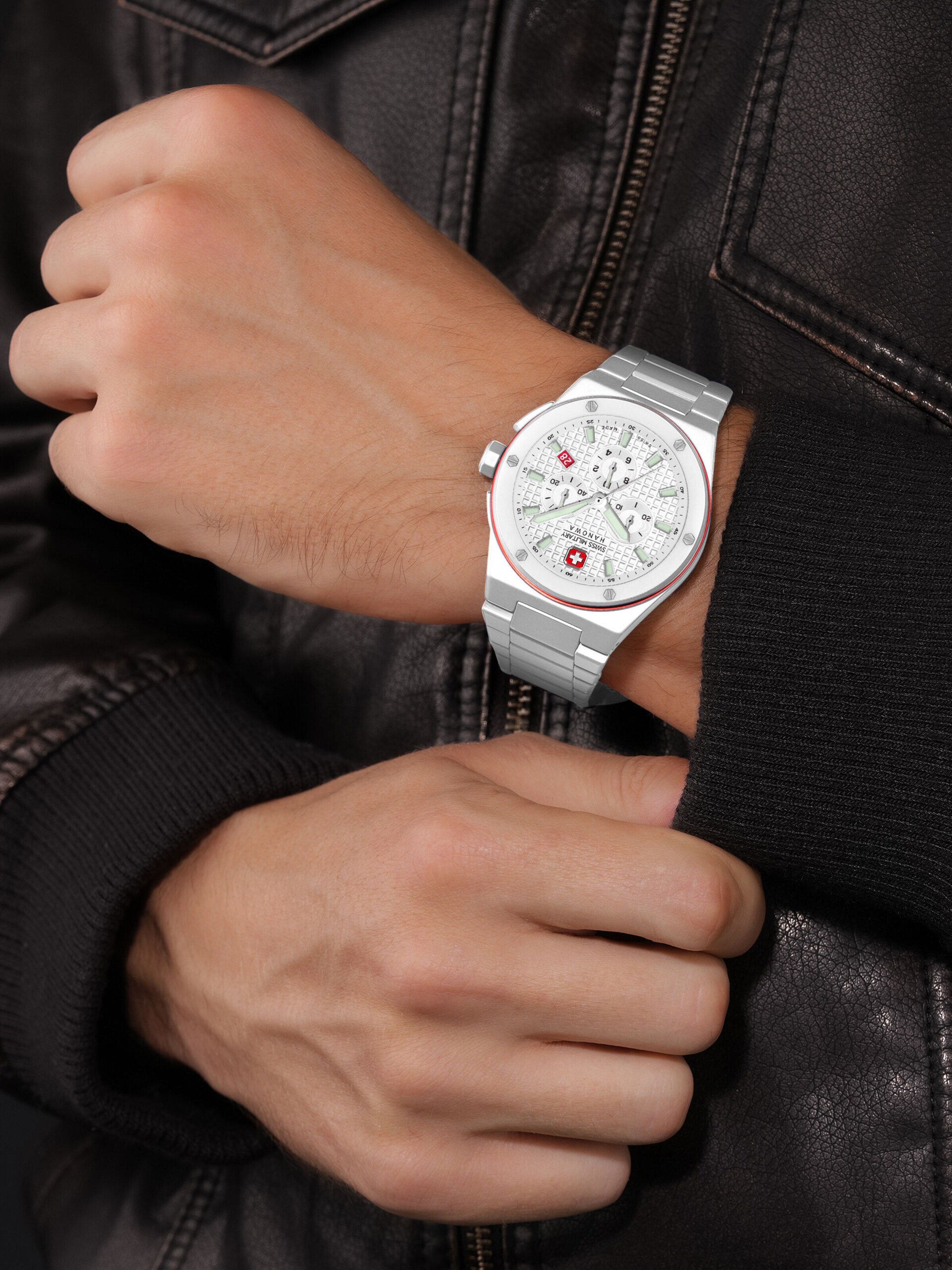 Swiss military hanowa white cheap