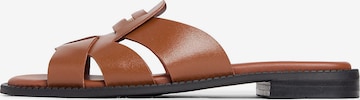 Mule TOMMY HILFIGER en marron : devant