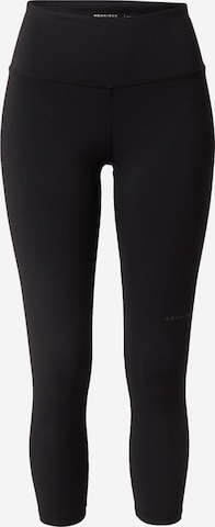 Röhnisch Skinny Workout Pants 'Sculpture' in Black: front