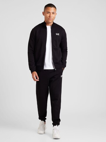 Giacca di felpa di EA7 Emporio Armani in nero