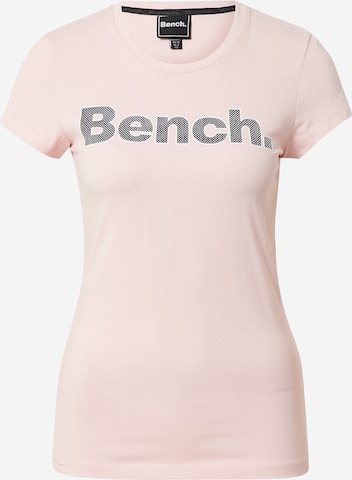 BENCH Μπλουζάκι 'LEORA' σε ροζ: μπροστά