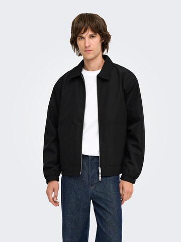 Only & Sons Between-Season Jacket 'ONSRAMOS' in Black: front