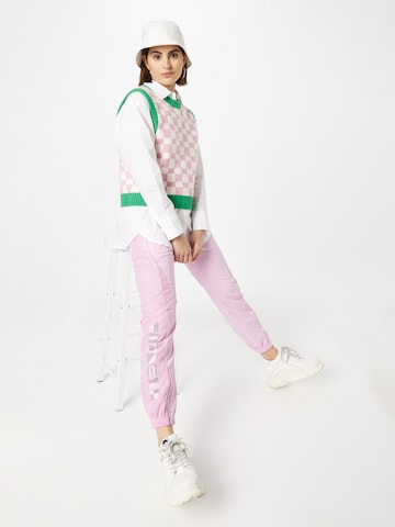 LACOSTE Tapered Broek in Roze