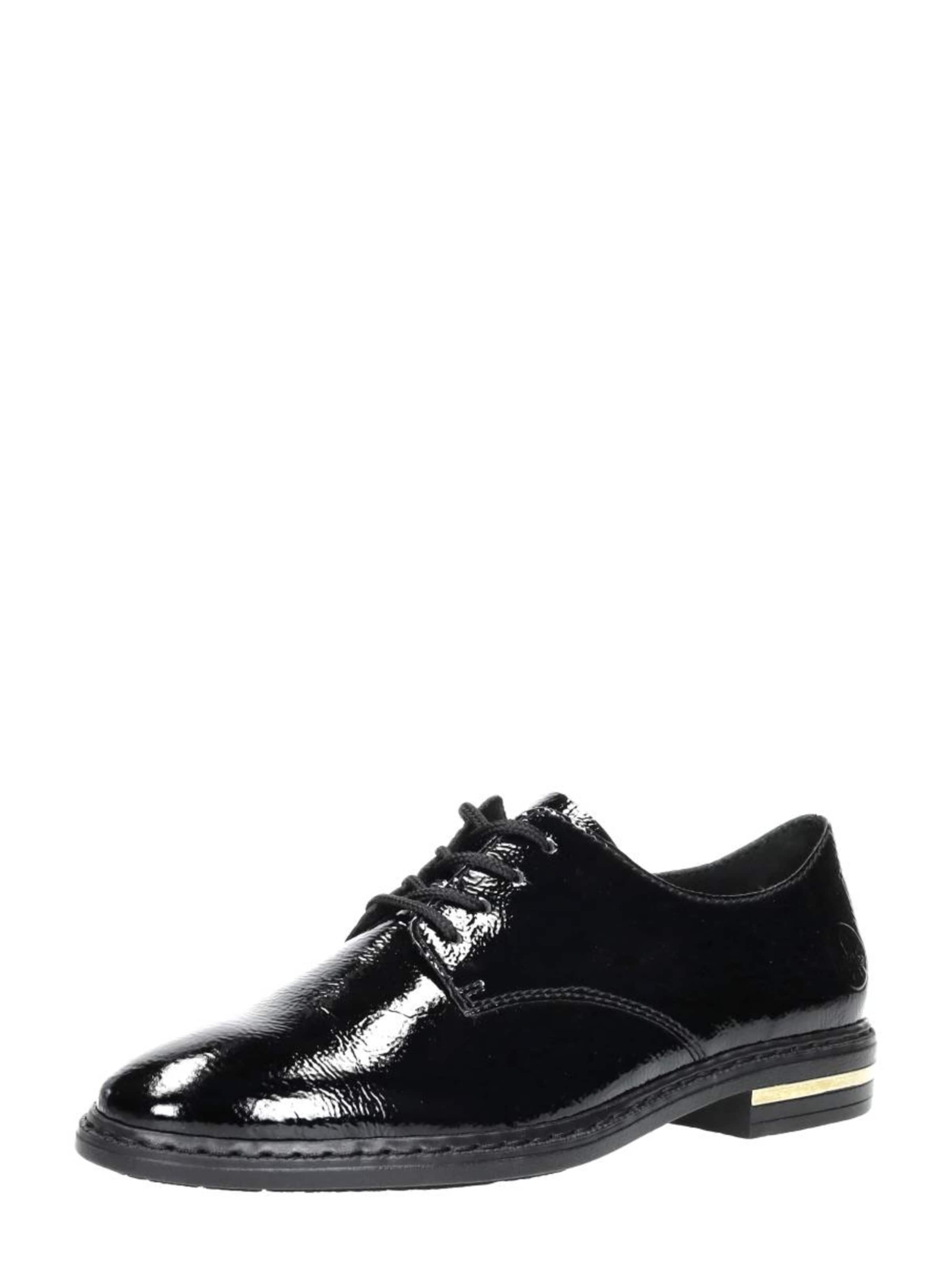 Chaussure à lacets 'Veterschoenen Laag' Rieker en noir