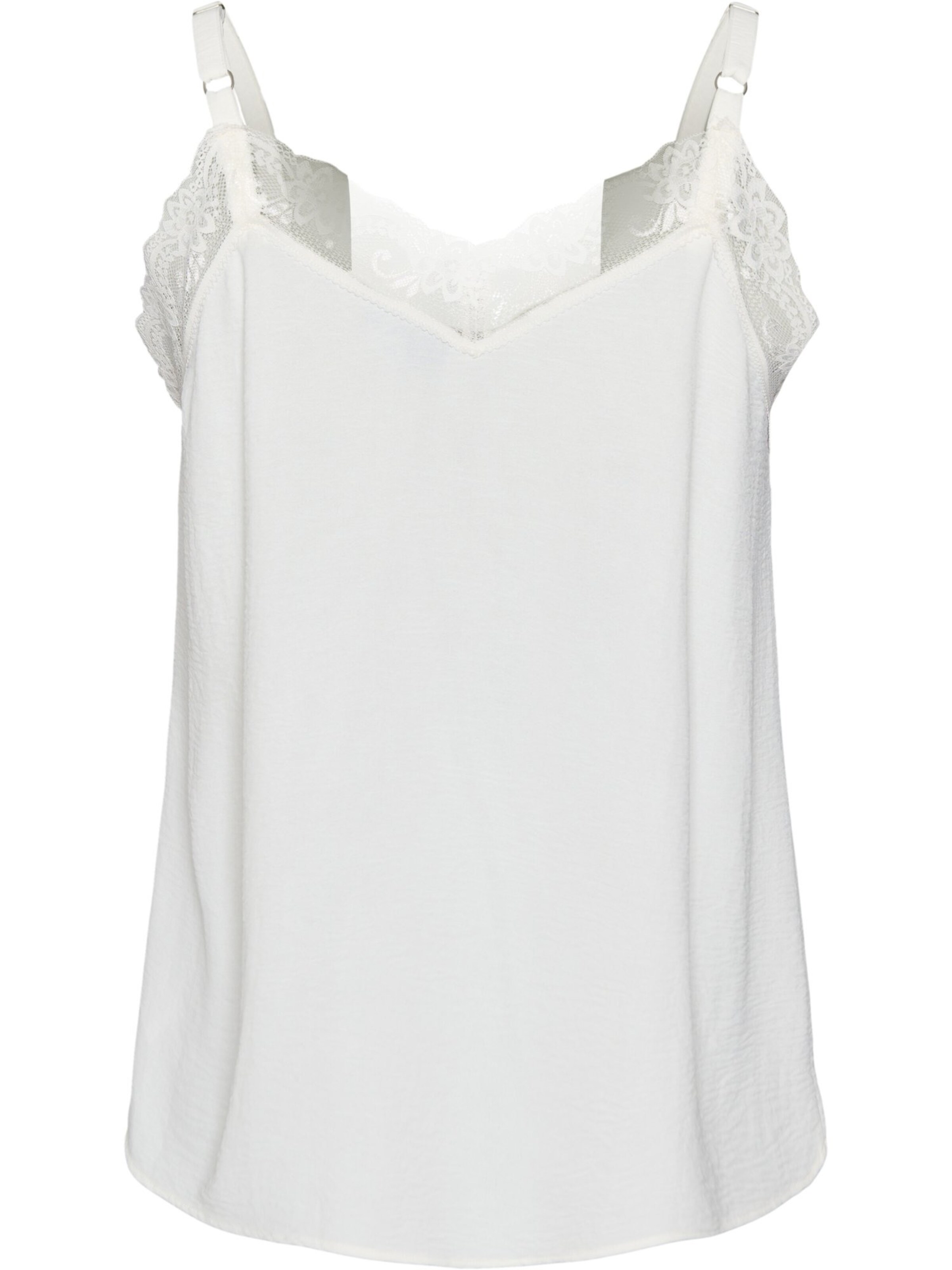 Zizzi Top 'Flkikka' w kolorze biały