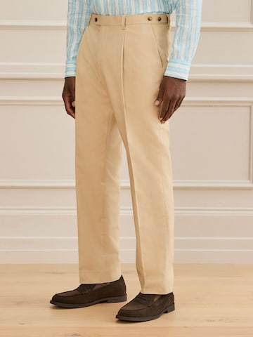 Next Regular Pleat-front trousers in Beige