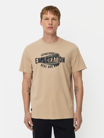 CAMEL ACTIVE T-shirt i beige: framsida