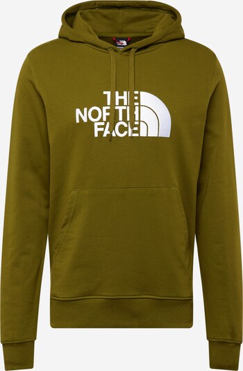 THE NORTH FACE Sweatshirt 'DREW PEAK' in khaki / weiß, Produktansicht