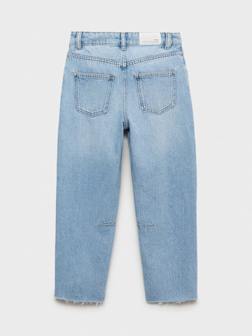 MANGO KIDS Tapered Jeans i blå