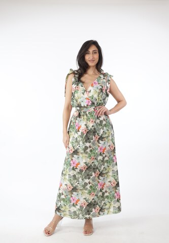 Elara Summer dress in Green: front