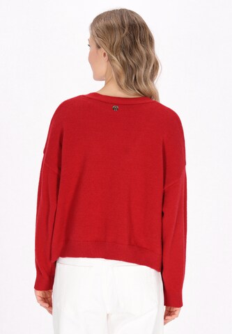 DreiMaster Maritim Knit cardigan in Red