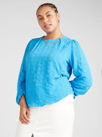 Vero Moda Curve - Camisa 'GINNY' em azul: frente