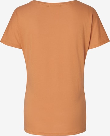 T-shirt 'Hughes' Supermom en orange