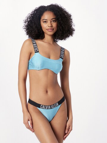Calvin Klein Swimwear Bikini hlačke 'Intense Power' | modra barva