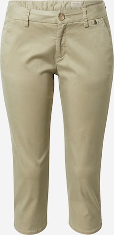 Herrlicher Normální Chino kalhoty 'Lovely' – zelená: přední strana