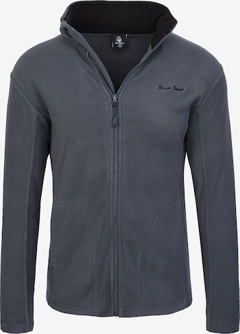 Rock Creek Fleecejacke in Grau: Vorderseite