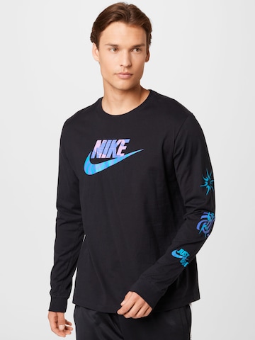 Nike Sportswear Shirt 'FESTIVAL' in Schwarz: predná strana