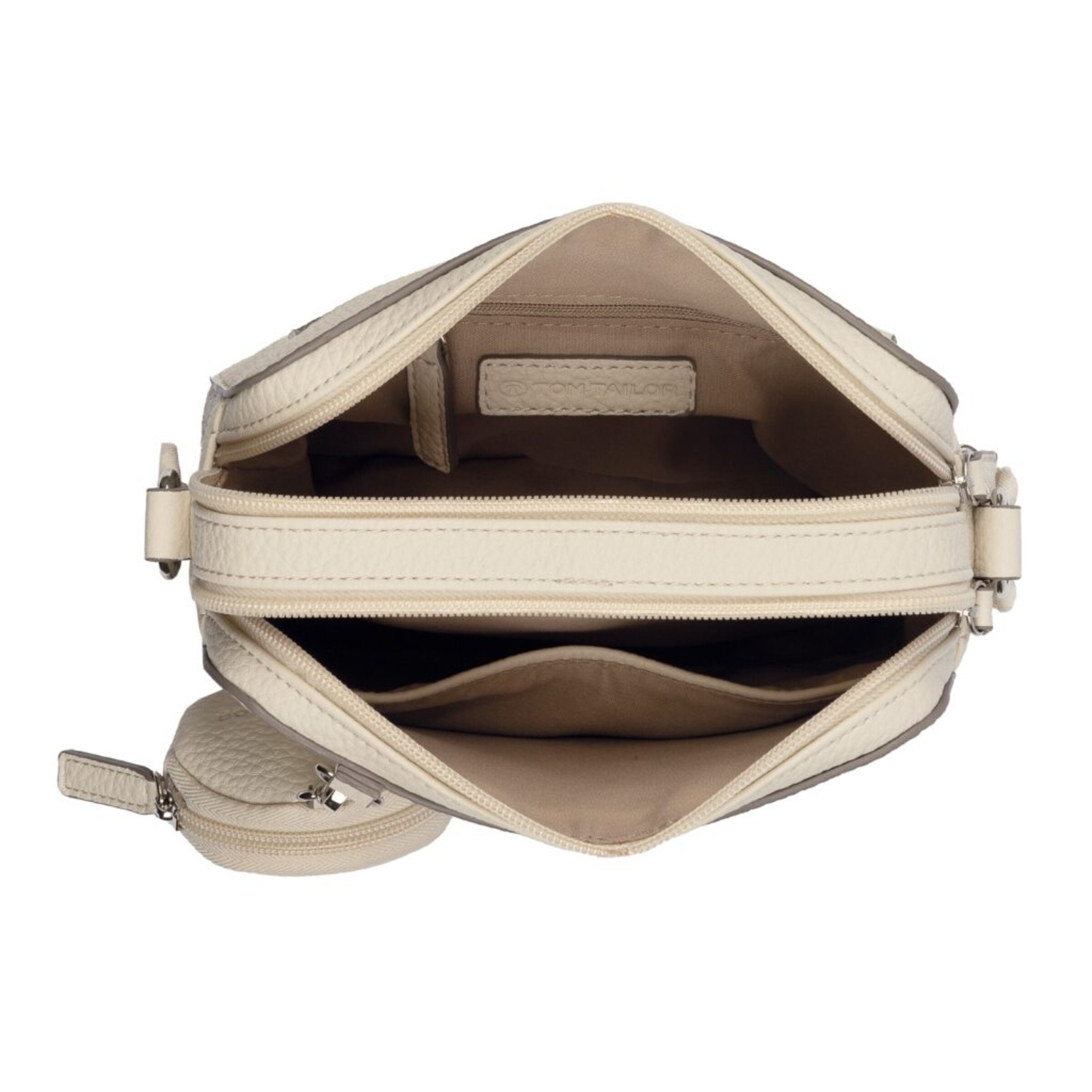 TOM TAILOR Crossbody Bag in Beige