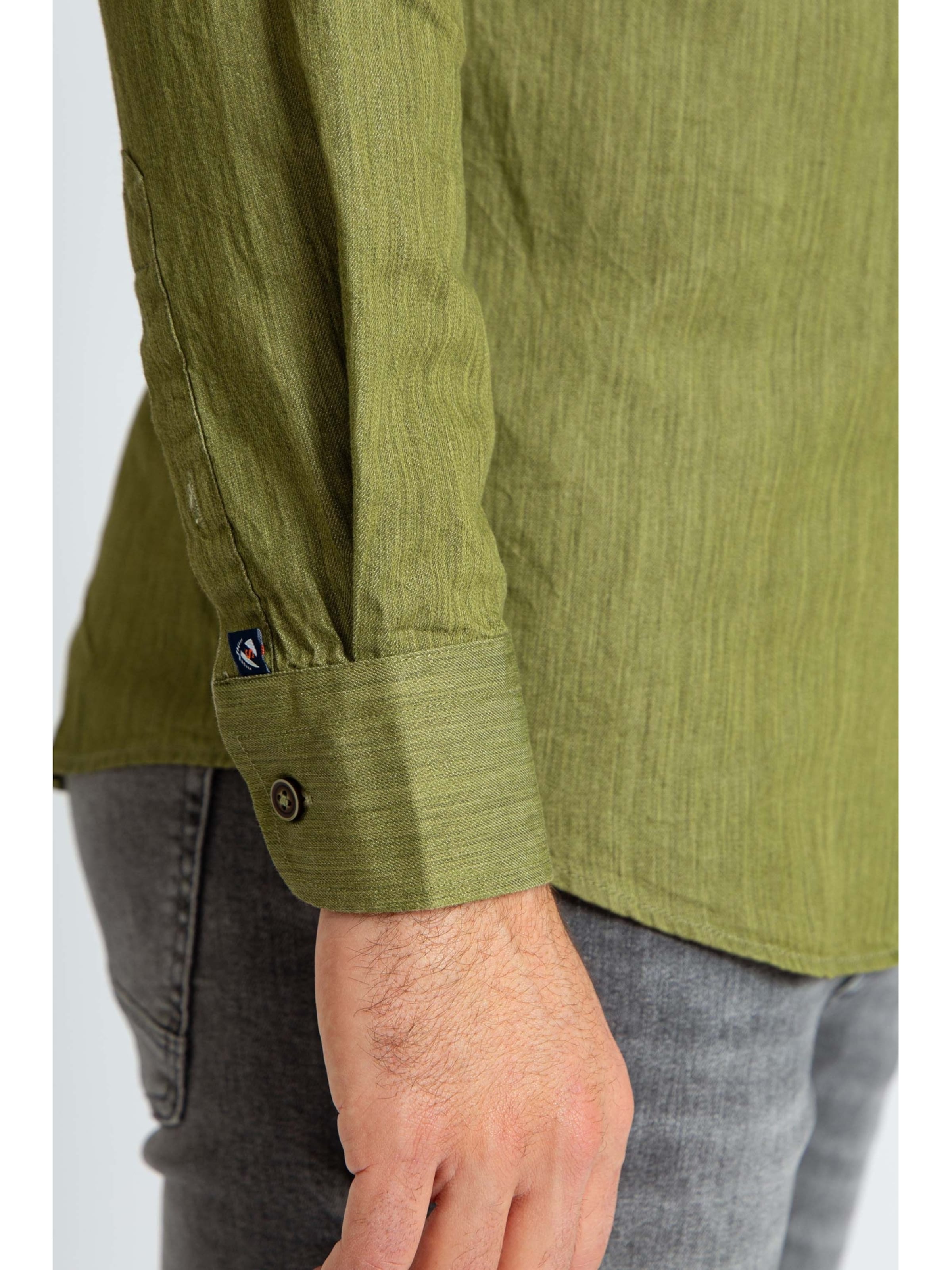 Coupe slim Chemise Suitable en vert