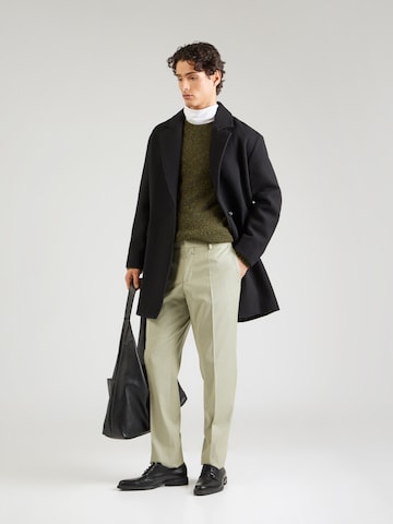 Regular Pantaloni cu dungă 'H-Genius-252' de la BOSS pe verde