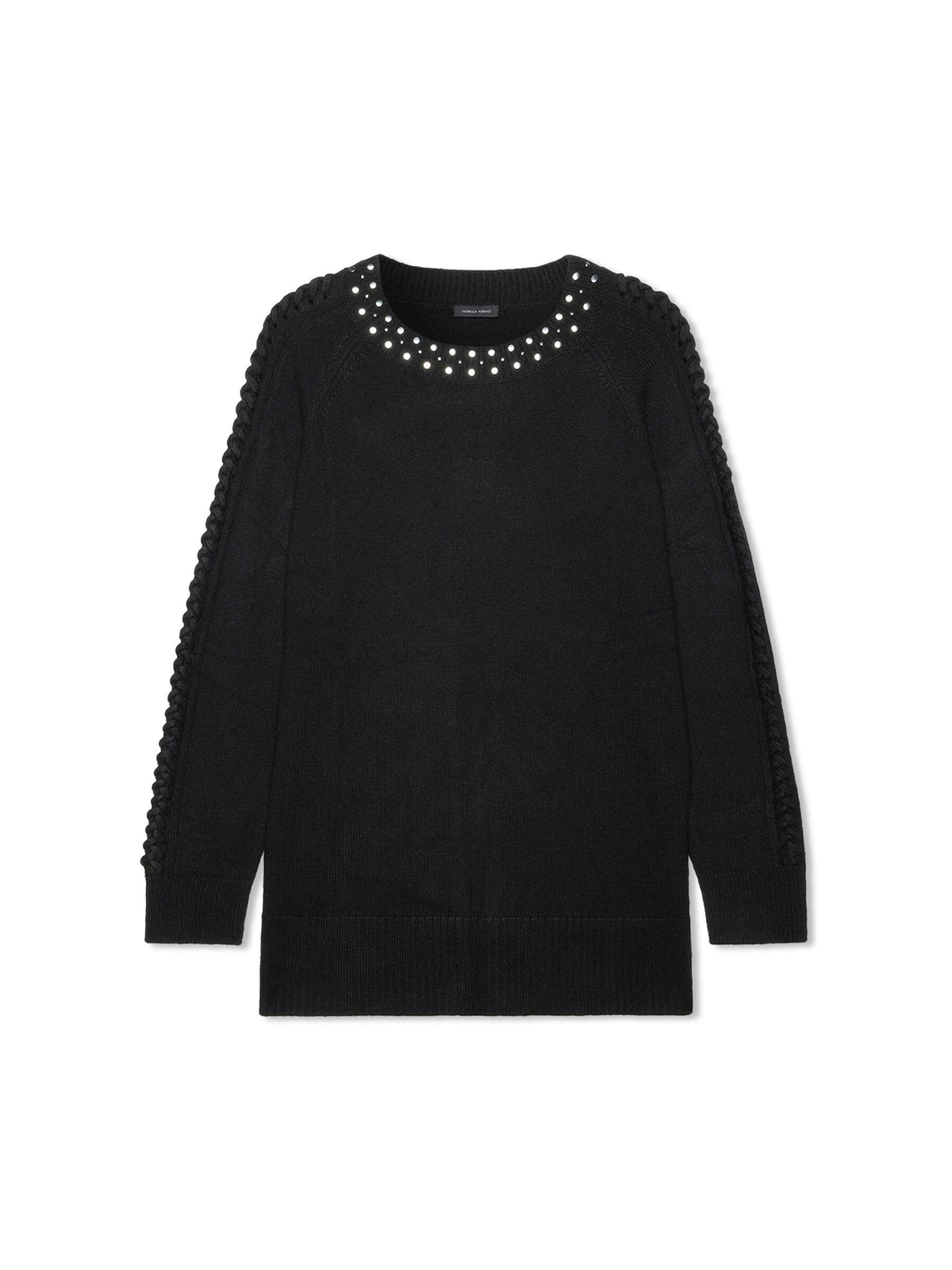 Fiorella Rubino Sweater in Black: front