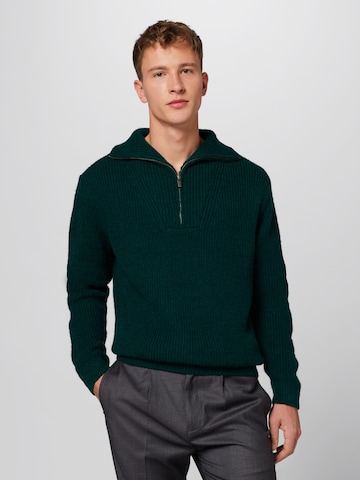 ABOUT YOU x Kevin Trapp Sweater 'Alen' in Green: front