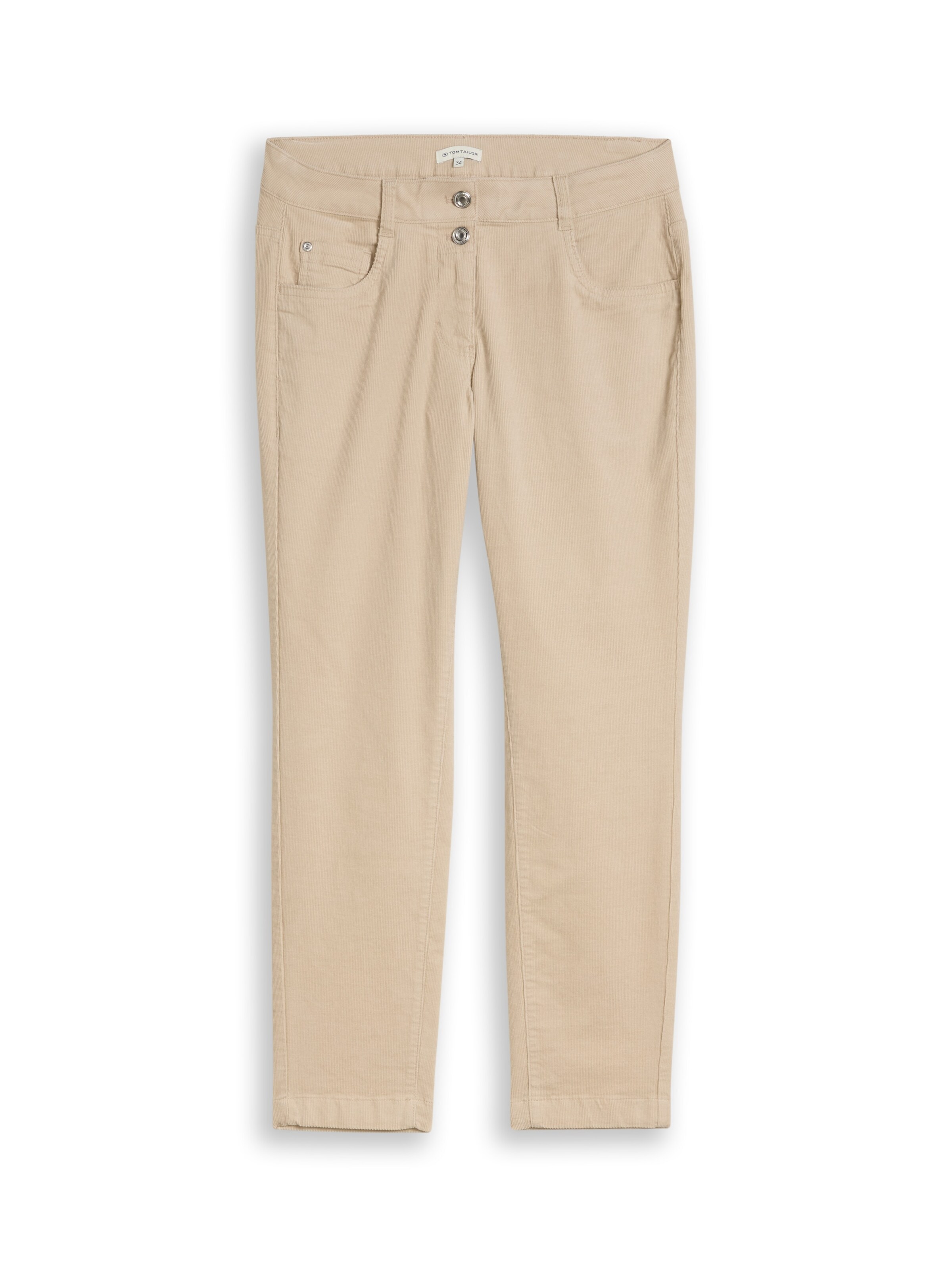 TOM TAILOR Tapered Hose in Beige: Vorderseite