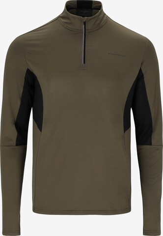 ENDURANCE Functioneel shirt 'Lanbark' in Bruin: voorkant