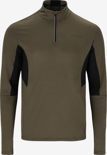 ENDURANCE Performance shirt 'Lanbark' in XL in Chestnut brown / Black, Item view