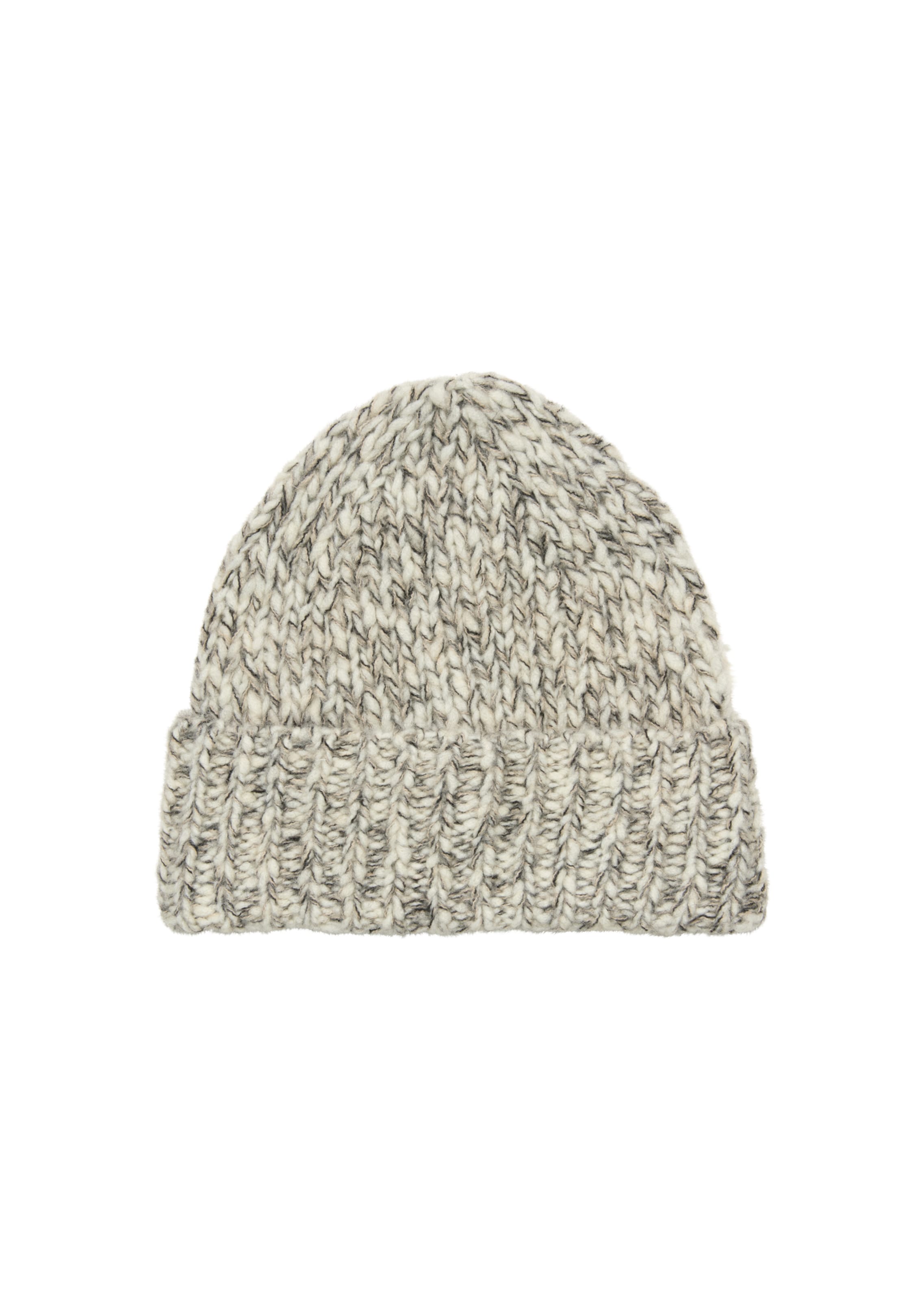 Marc O'Polo DENIM Mütze in Schwarz: Vorderseite