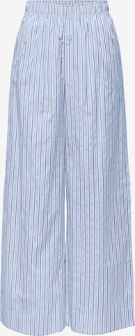 Wide Leg Pantalon 'ONLLoris' ONLY en bleu : devant