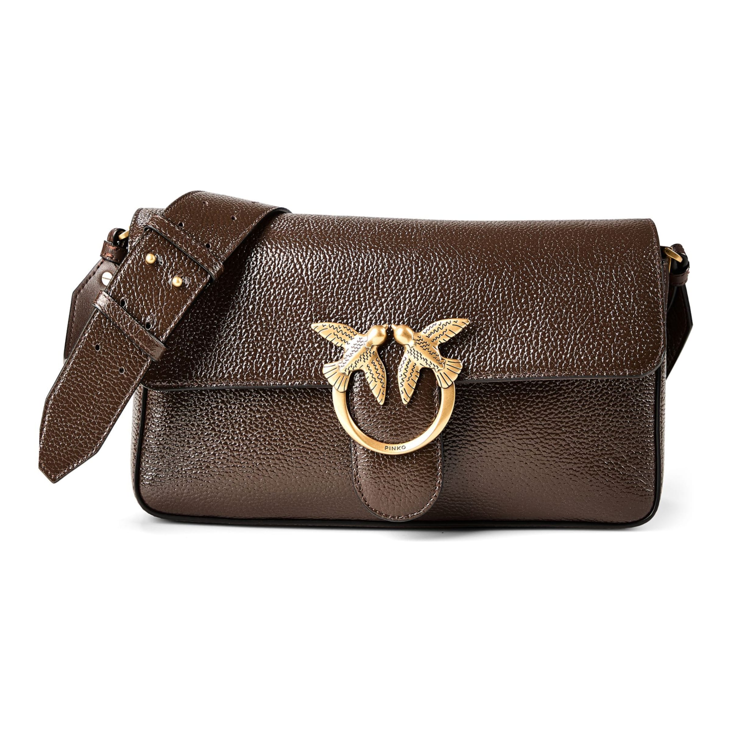 PINKO Schultertasche in Braun