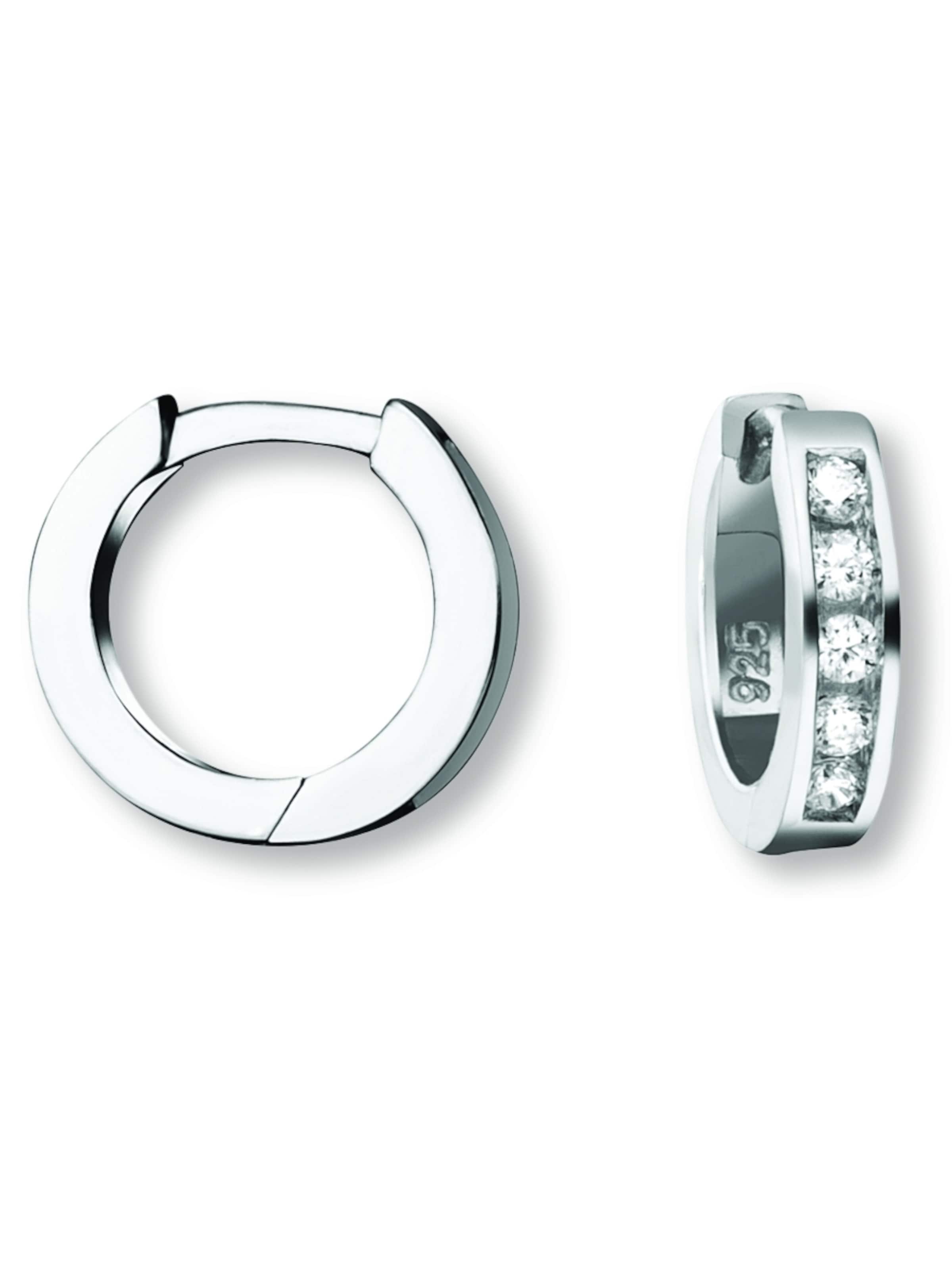 ONE ELEMENT Ohrringe in Silber: Vorderseite