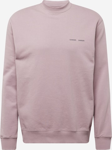 Sweat-shirt 'Norsbro' Samsøe Samsøe en violet : devant