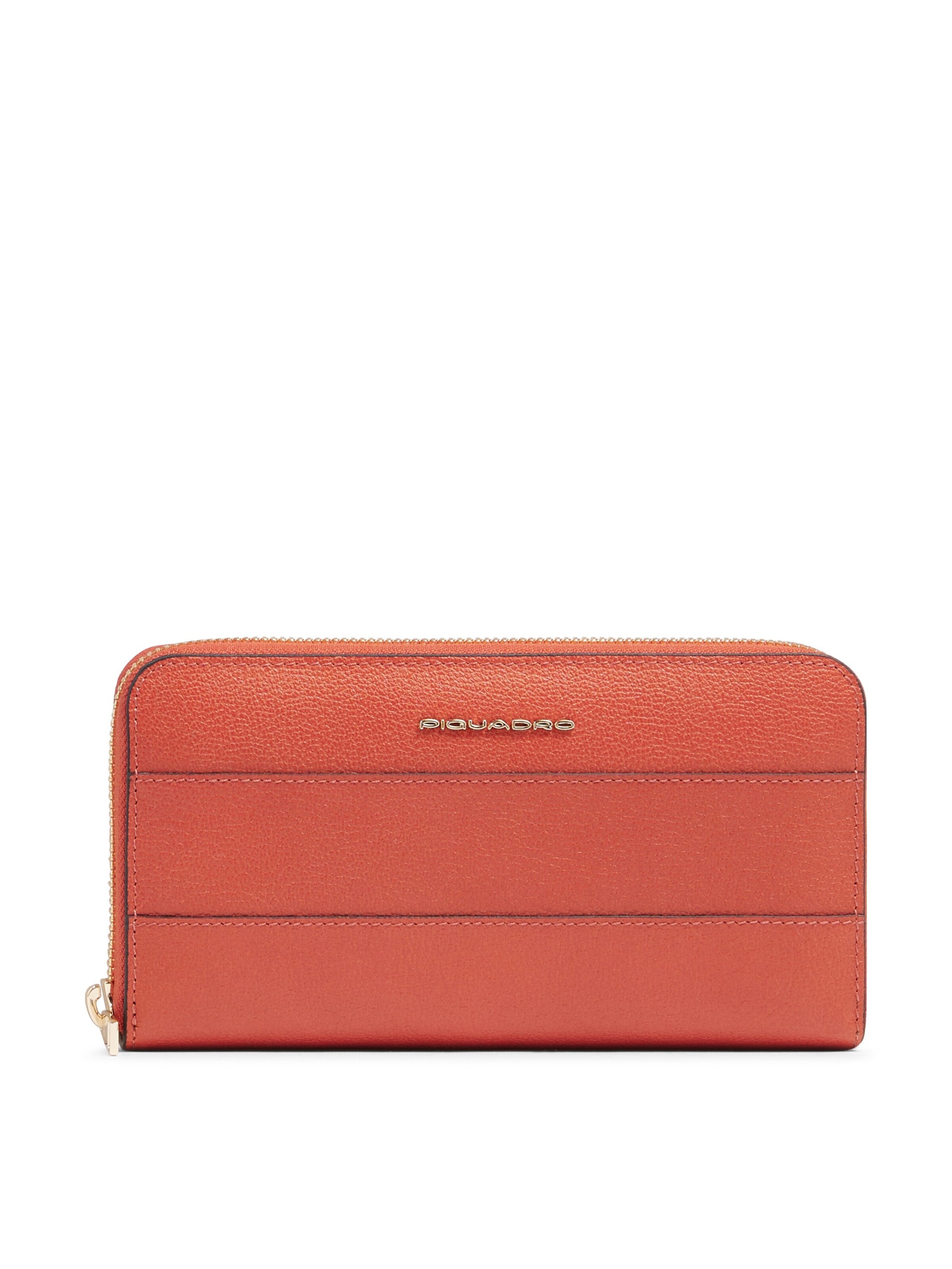 Piquadro Wallet in Orange: front