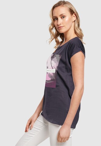 Merchcode Shirt 'Summer - Every Summer Has A Atory' in Blue