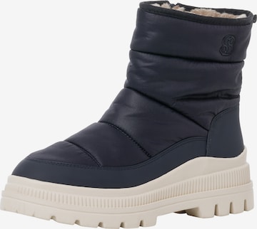 s.Oliver Snow Boots in Blue: front