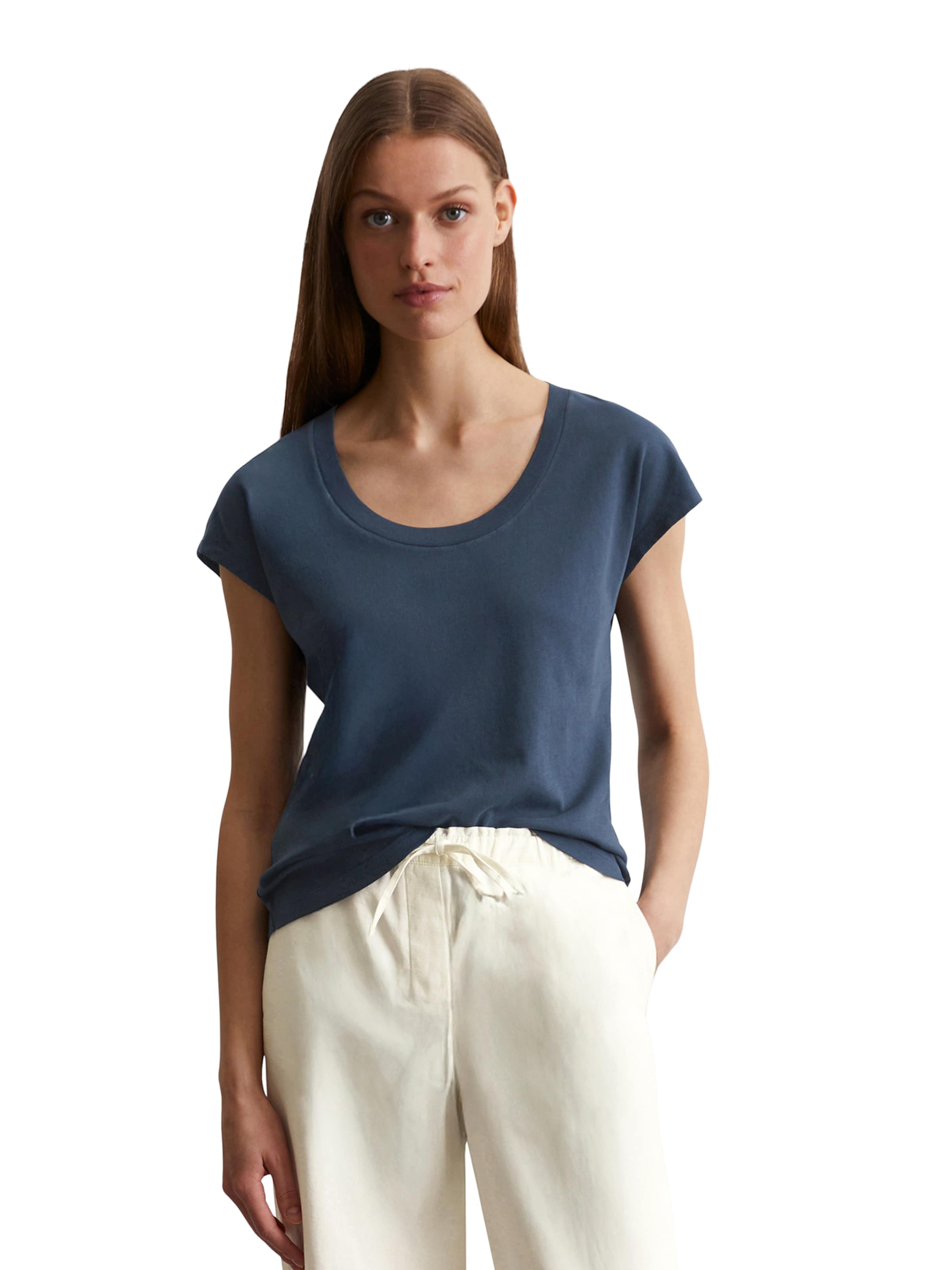 Marc O'Polo Μπλουζάκι σε μπλε: μπροστά