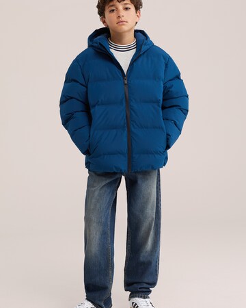 WE Fashion Winterjas in Blauw