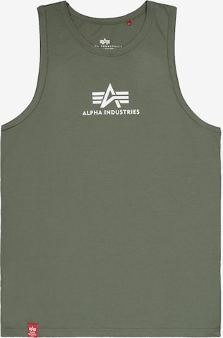 zaļš ALPHA INDUSTRIES T-Krekls: no priekšpuses