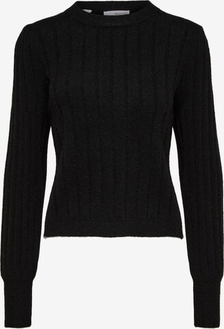 Pull-over 'GLOWIE' SELECTED FEMME en noir : devant