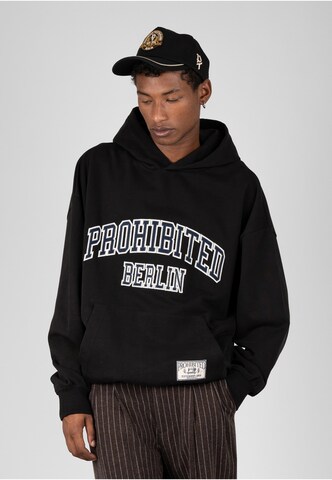 Prohibited Sweatshirt in Black: front