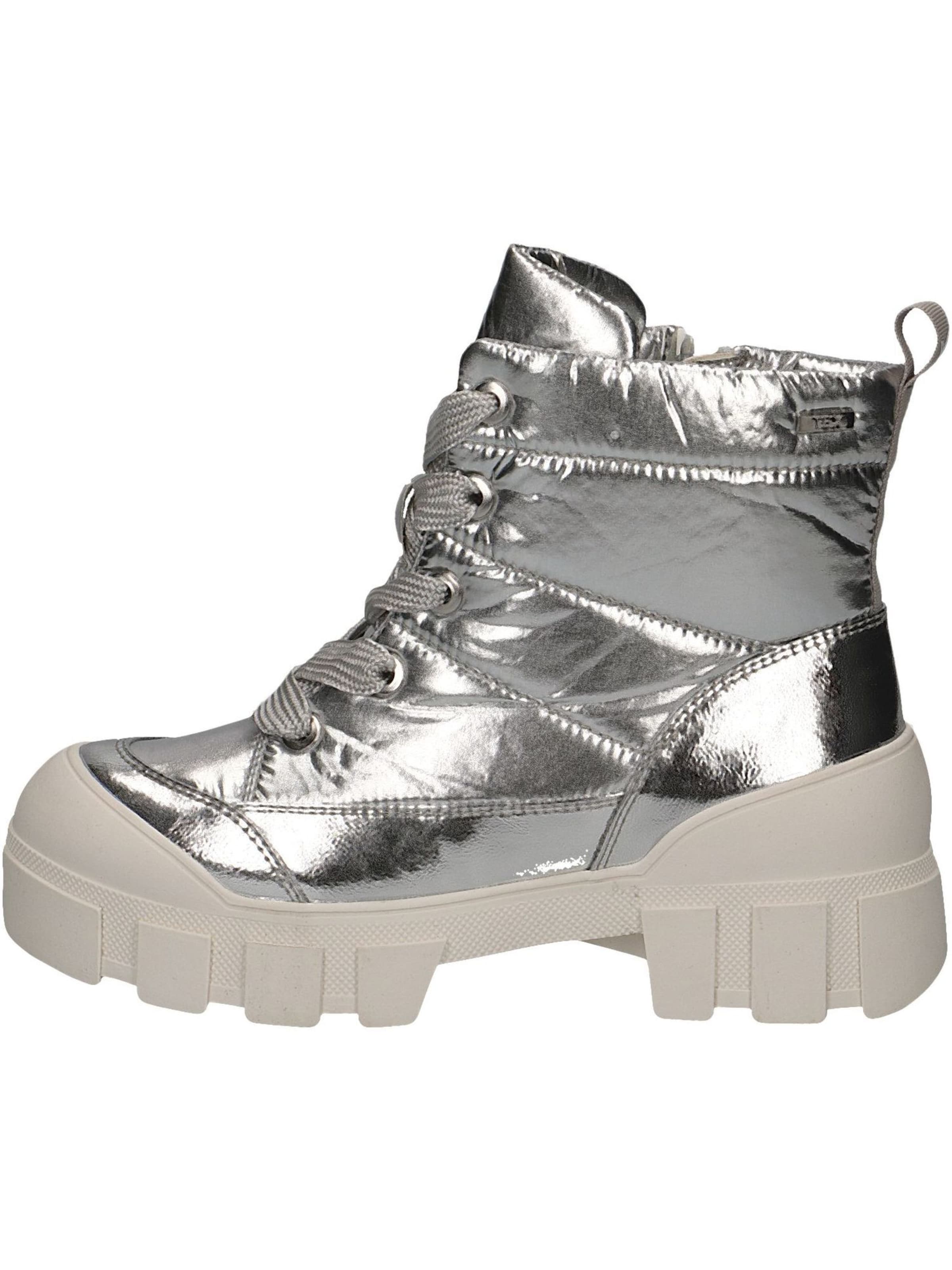 Bottines à lacets CAPRICE en argent