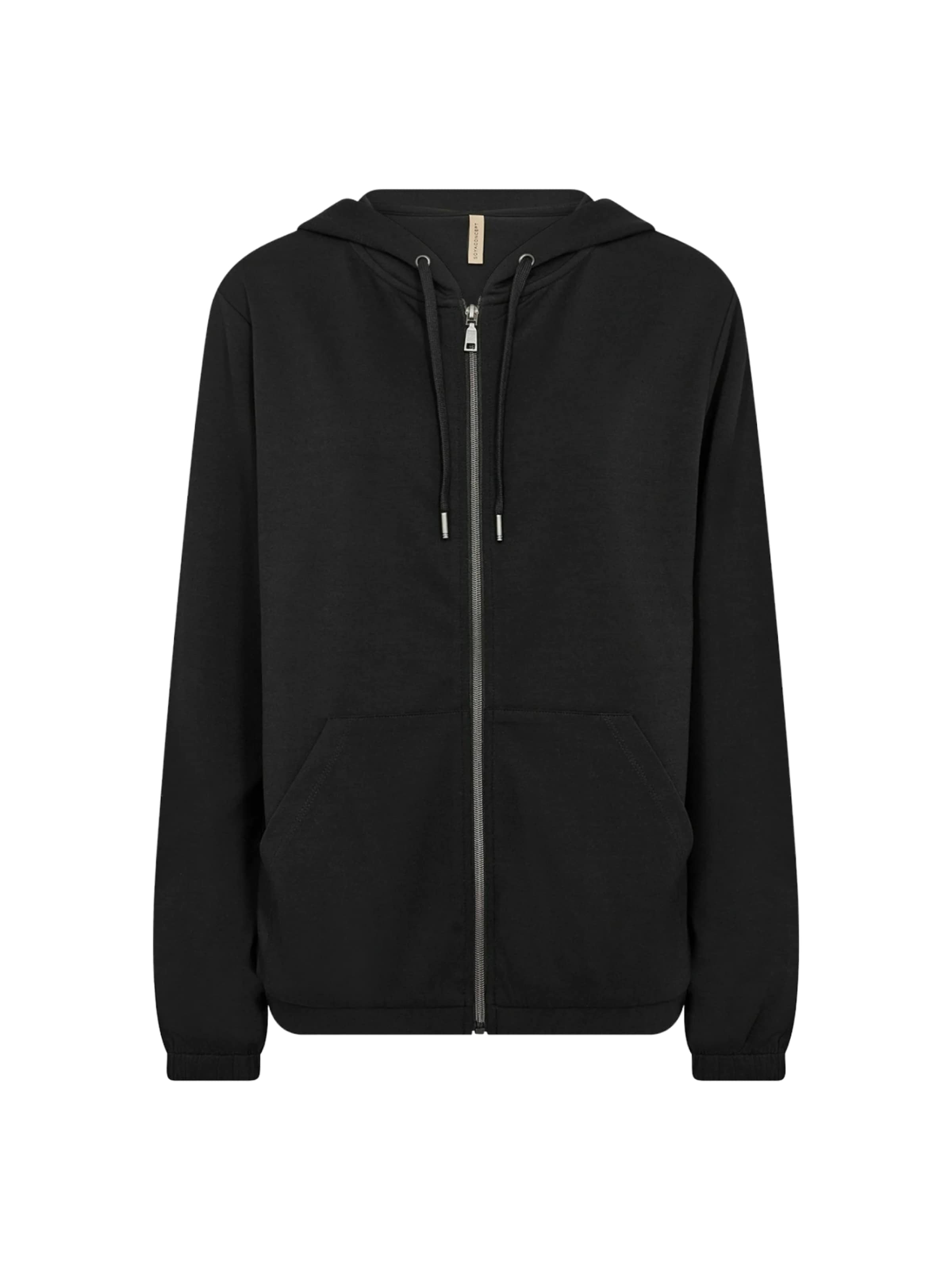 Soyaconcept Sweatjakke 'Banu 177' i sort: forside